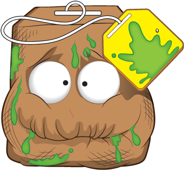 Soggy Teabag - Cartoon (412x406)