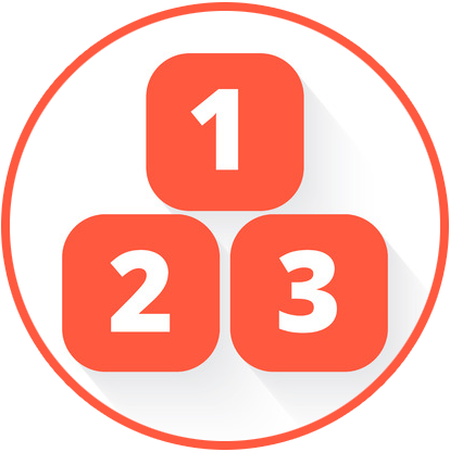 Simple Interface Ensures Ease Of Use For All Users - 123 Icon (414x416)