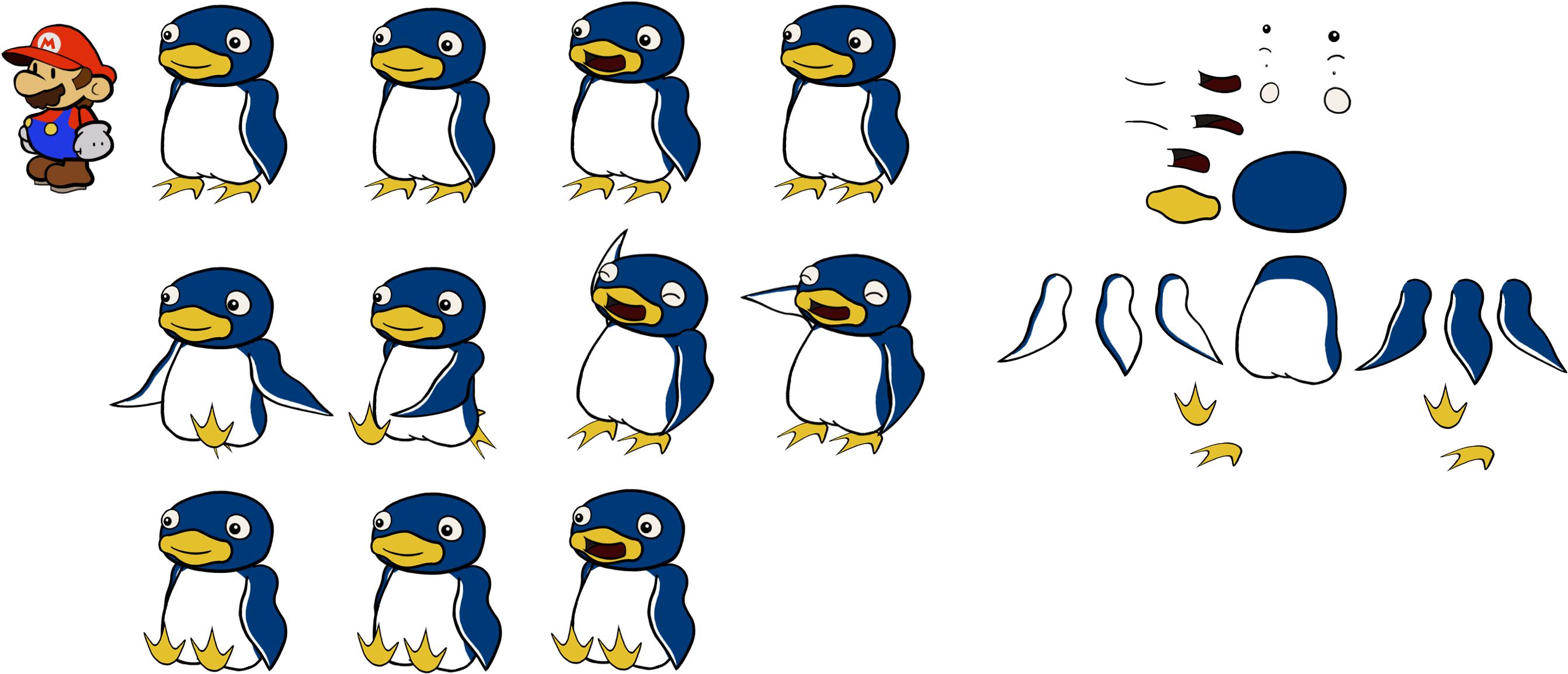 Penguins - Https - //i - Imgur - Com/av1monn - Paper Mario (2831x1334)