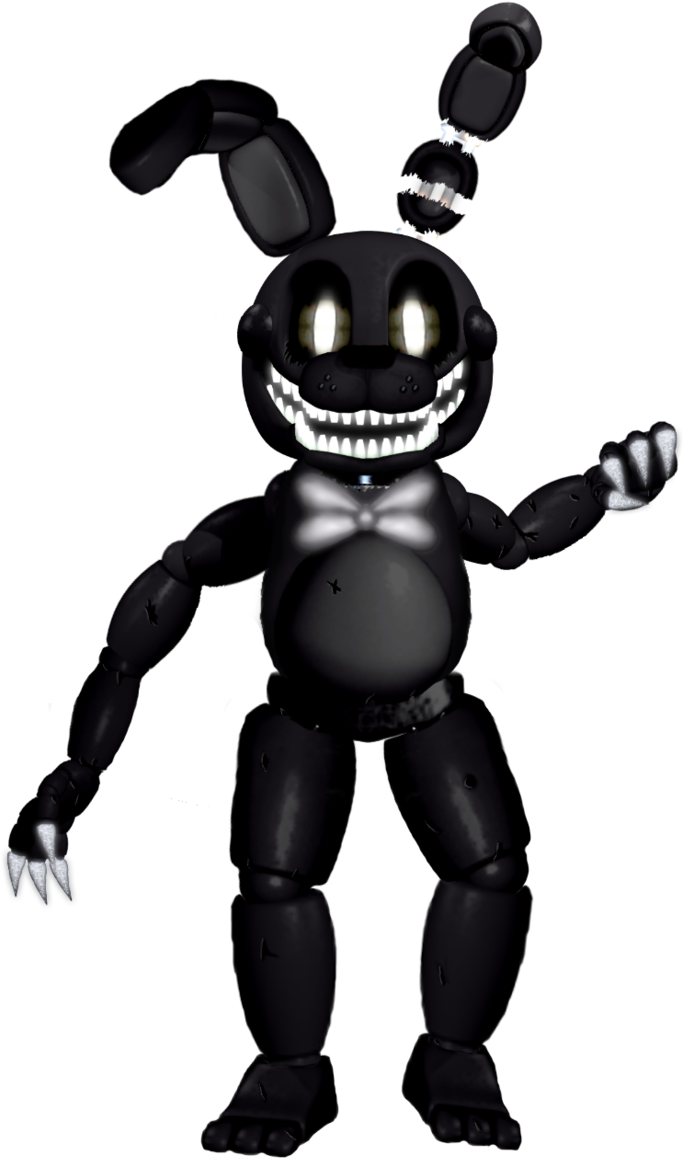 Nightmare Rxq / Shadow Bonnie By Therealboreddrawer - Cartoon (684x1169)