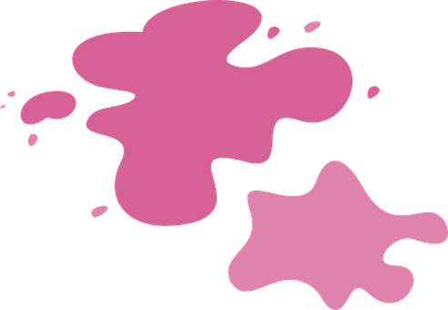 Task Pink Splash Painting Liquid Splash Sp - Early Pregnancy Symptoms With Period (492x340)