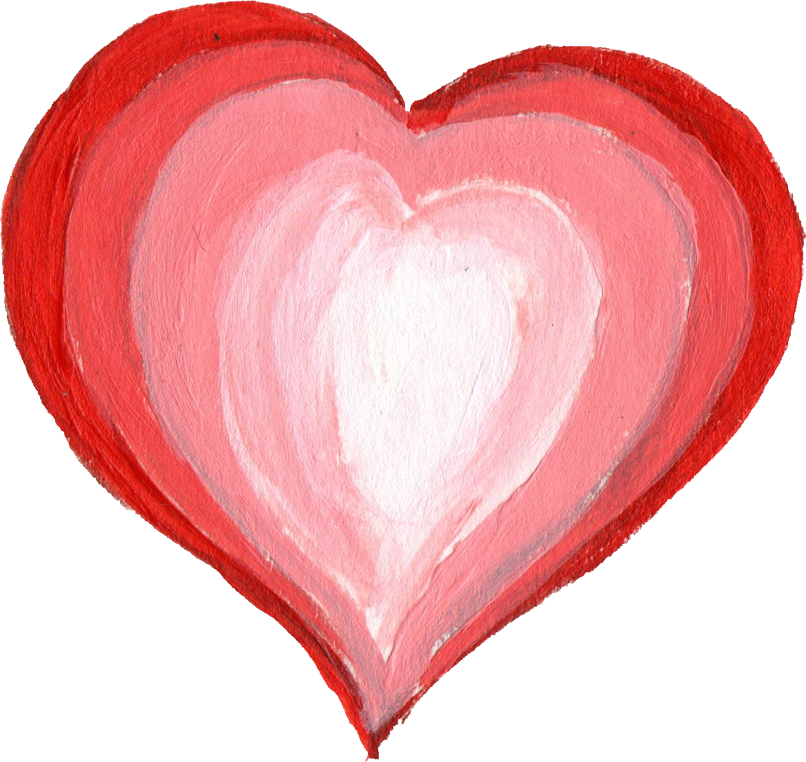 Free Download - Heart Art Png Paint (1168x1105)