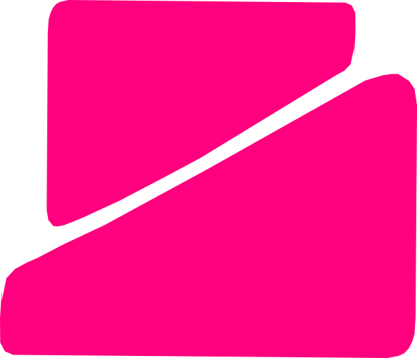 Pink Symbol Clip Art At Clker - Carmine (600x516)