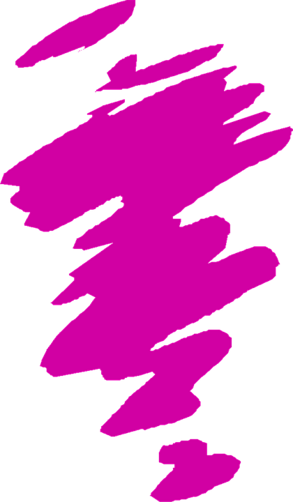 Color Monocolor Effect Splash Blots - Lineas De Pintura Png (420x720)