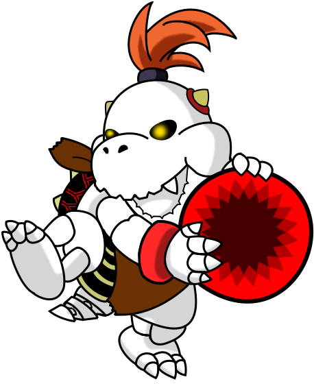 Dry Bowser Jr - Dry Bowser Jr Png (477x589)