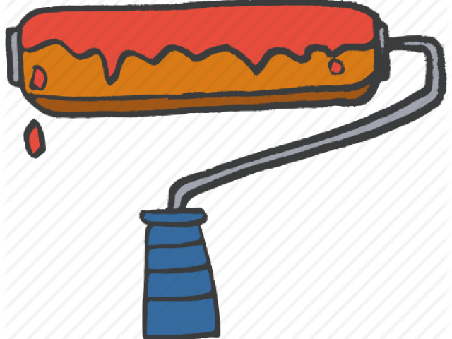 Paint Brush Clipart Painting Building - Paint Brush Clipart Painting Building (640x480)