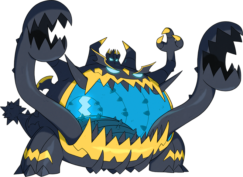 Shiny Guzzlord Pokédex - Pokemon Sun And Moon Guzzlord (800x583)