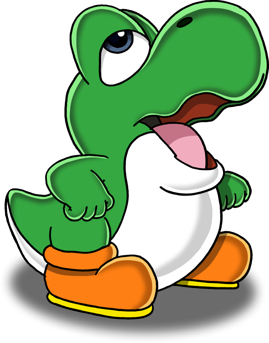 Baby Yoshi By Tails19950 On Deviantart - Baby Yoshi Coloring Pages (900x1149)