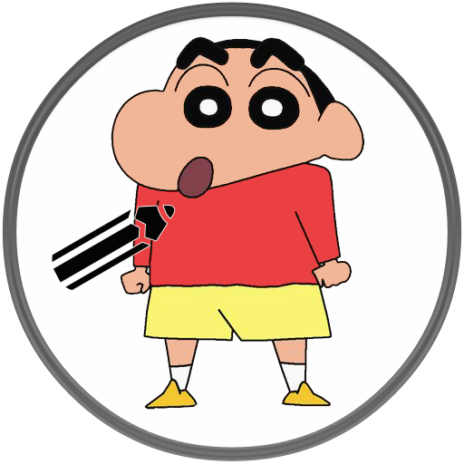 How To Draw Shinchan - Shinchan Stickers (512x512)