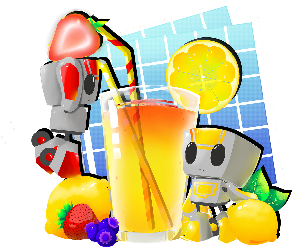 Huebots On Twitter - Orange Drink (1200x1016)