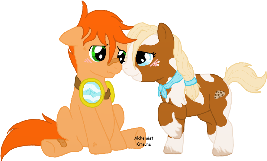 In Good Company Art By June Bug Give Me A Kiss, Babe - Cartoon (925x550)