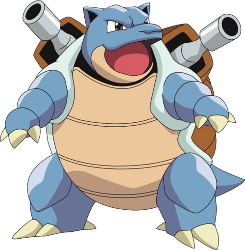 Full Color Drawing Pics - Ultima Evolucion De Squirtle (500x509)