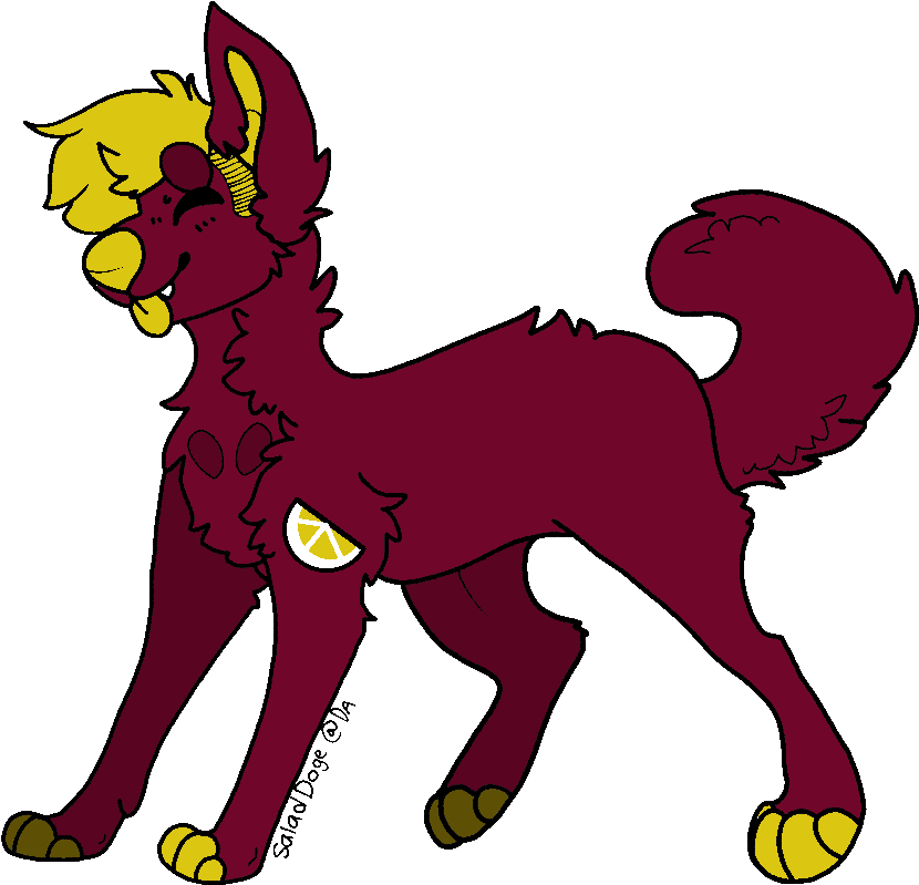 Closed Strawberry Lemonade Adopt By Oohbutterfly - Dog (894x894)