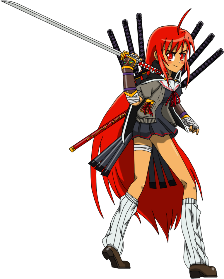 Crimson Homura By Ferrokiva - Homura Crimson Senran Kagura 2 (808x989)