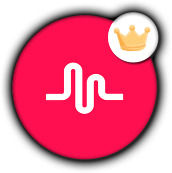 Visit Free Musically Crown To Increase Your Social - Musical Ly Logo With Crown (354x357)