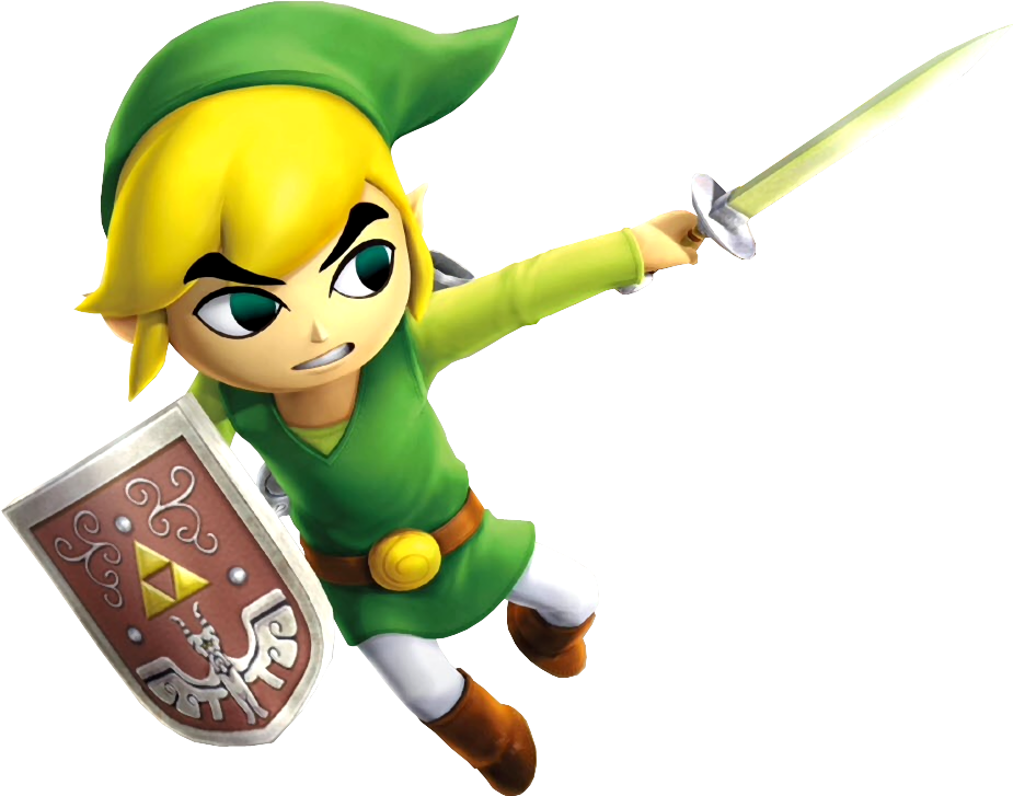 Light Sword - Toon Link Png (924x942)