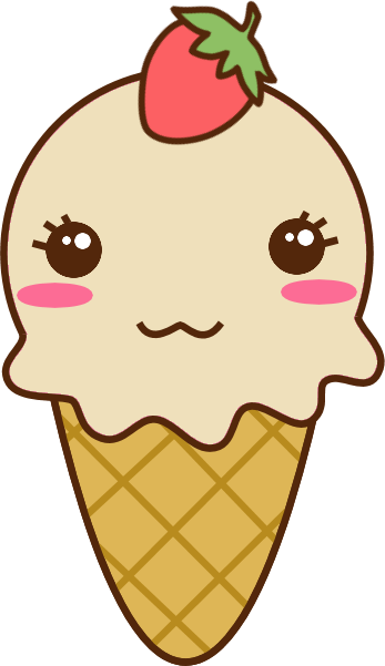 Click On Images To Enlarge And Download - Cute Ice Cream Png (347x601)