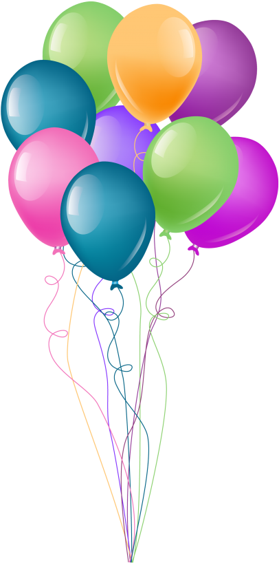 Balloon Png Image - Happy Birthday Banner Png (500x861)