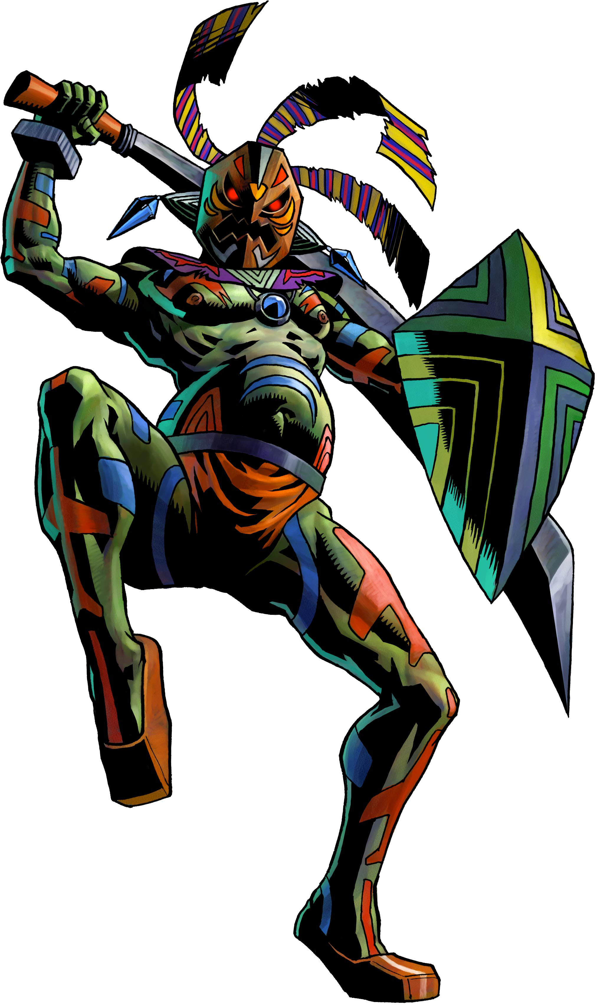 Post By Sicarii On Jun 10, 2015 At - Legend Of Zelda Majora's Mask Odolwa (2024x3408)