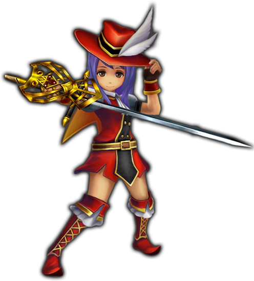Ffe Red Mage - Ff Explorers Red Mage (496x549)