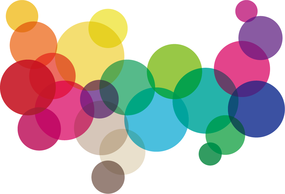 Rainbow Color Wallpaper - Bubbles Rainbow Color Vector (954x650)