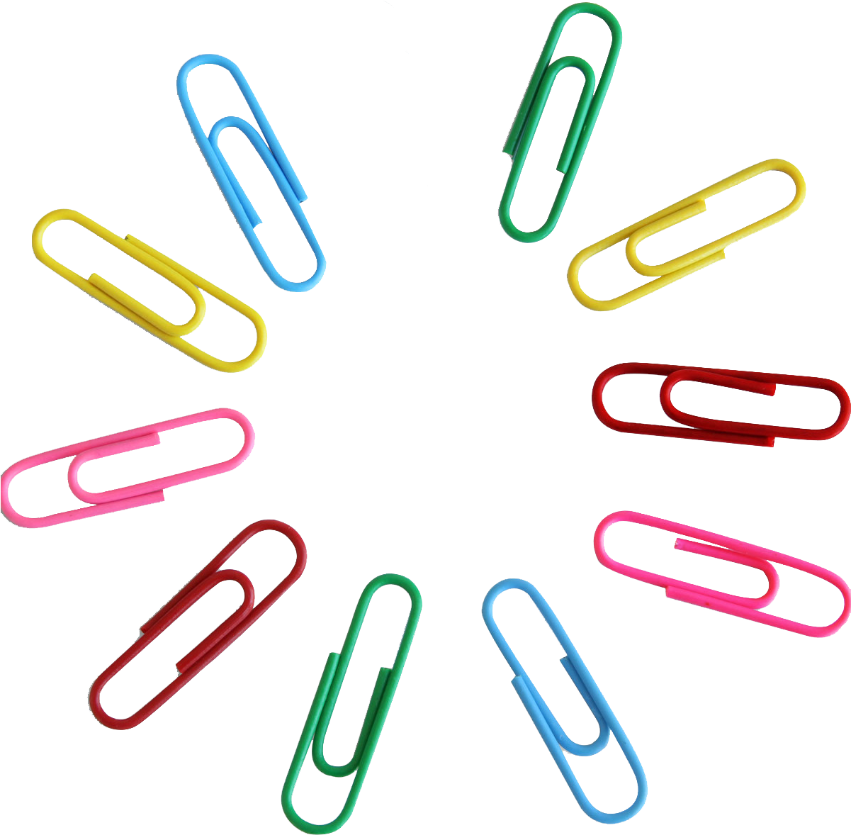 Paper Clip Adhesive Tape Binder Clip Office Supplies - Colorful Paperclips (1200x1200)