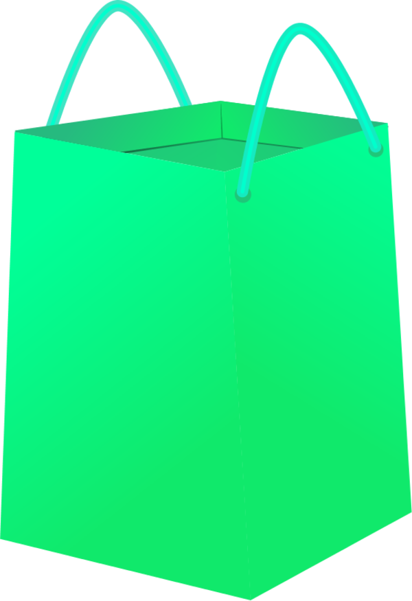 Shopping Bags Shopping Bag Vector Clip Art - Shopping Bag Clip Art Transparent (600x875)