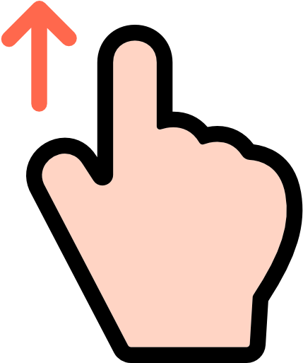 Swipe Up Free Icon - Swipe Up Png (512x512)