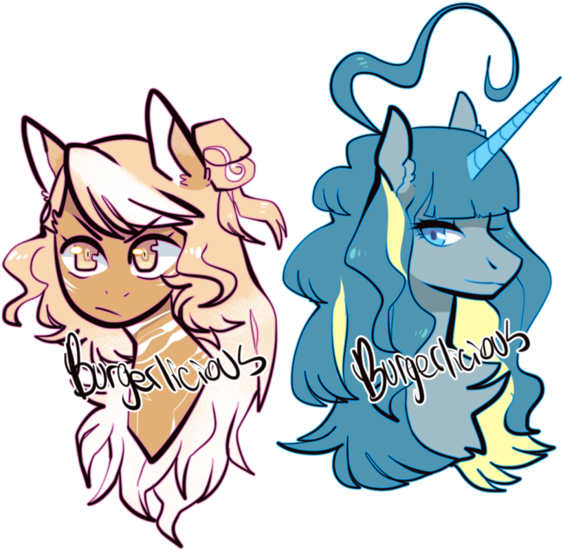 [0/2 Closed] Bust Adopts Set Price By Burgerlicious-adopts - Cartoon (942x848)