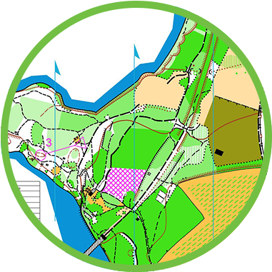 An Orientation Racing Map Is Much More Accurate Than - Circle (400x400)