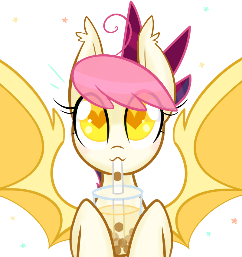Theskiesaregreen 2 3 Boba Milk Tea By Hollulu - My Little Pony Bubble Tea (800x851)