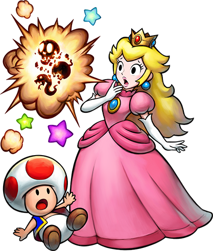 Mario And Luigi™ - Mario And Peach Gabymariofangirl (417x492)