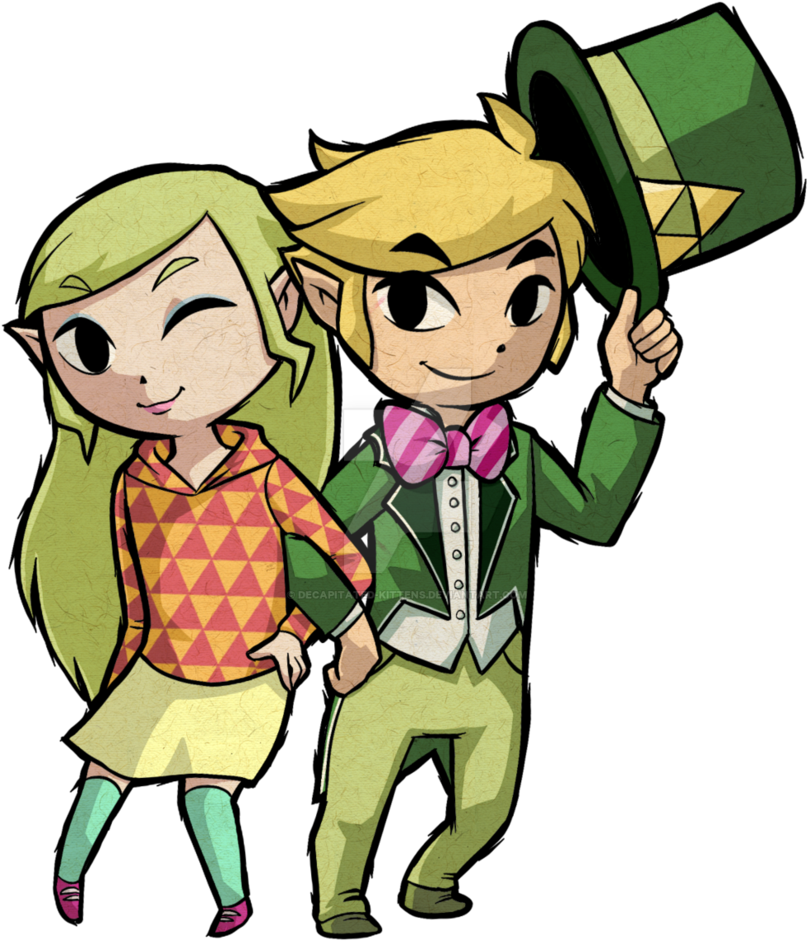 New 3ds Zelda And Link By Decapitated-kittens - Legends Of Zelda Link Dab (843x948)