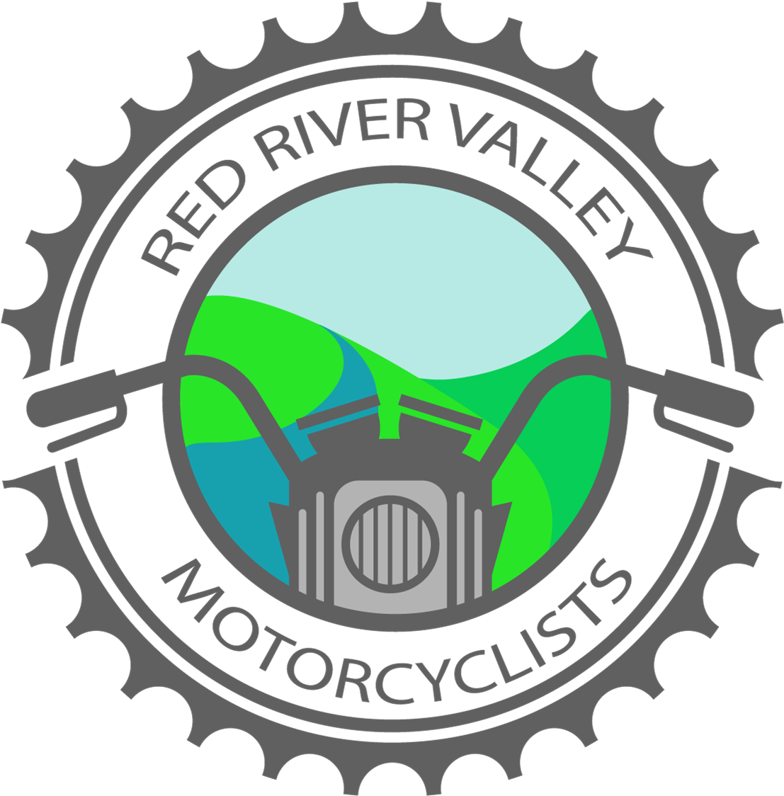 Red River Valley Motorcyclists - Craft Beer Logo Sticker (1215x1221)