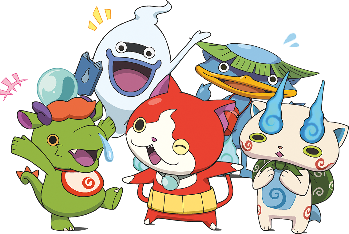 Find These Hidden Yo-kai - Yo Kai Watch Characters Png (1135x762)