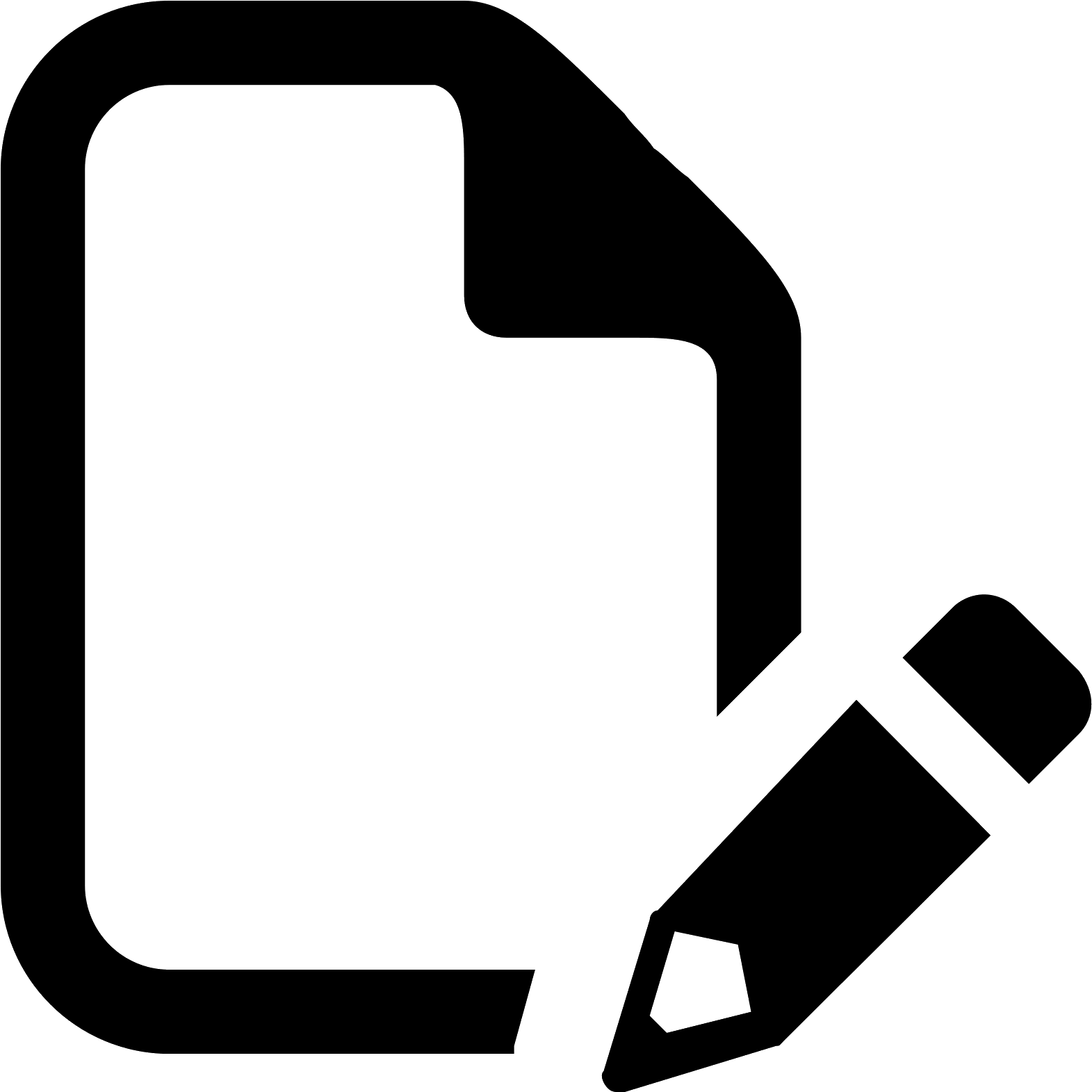 Edit Property Icon - Edit Document Icon Png (1600x1600)