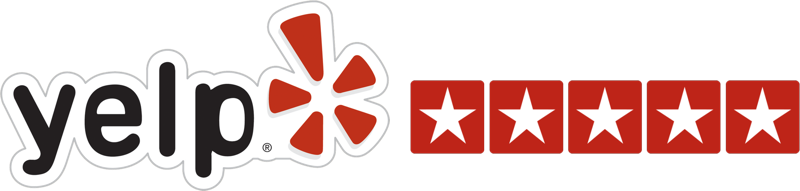 A 5-star Company - Shopping Wall Qr Code Like Us On Yelp Social Media (800x191)