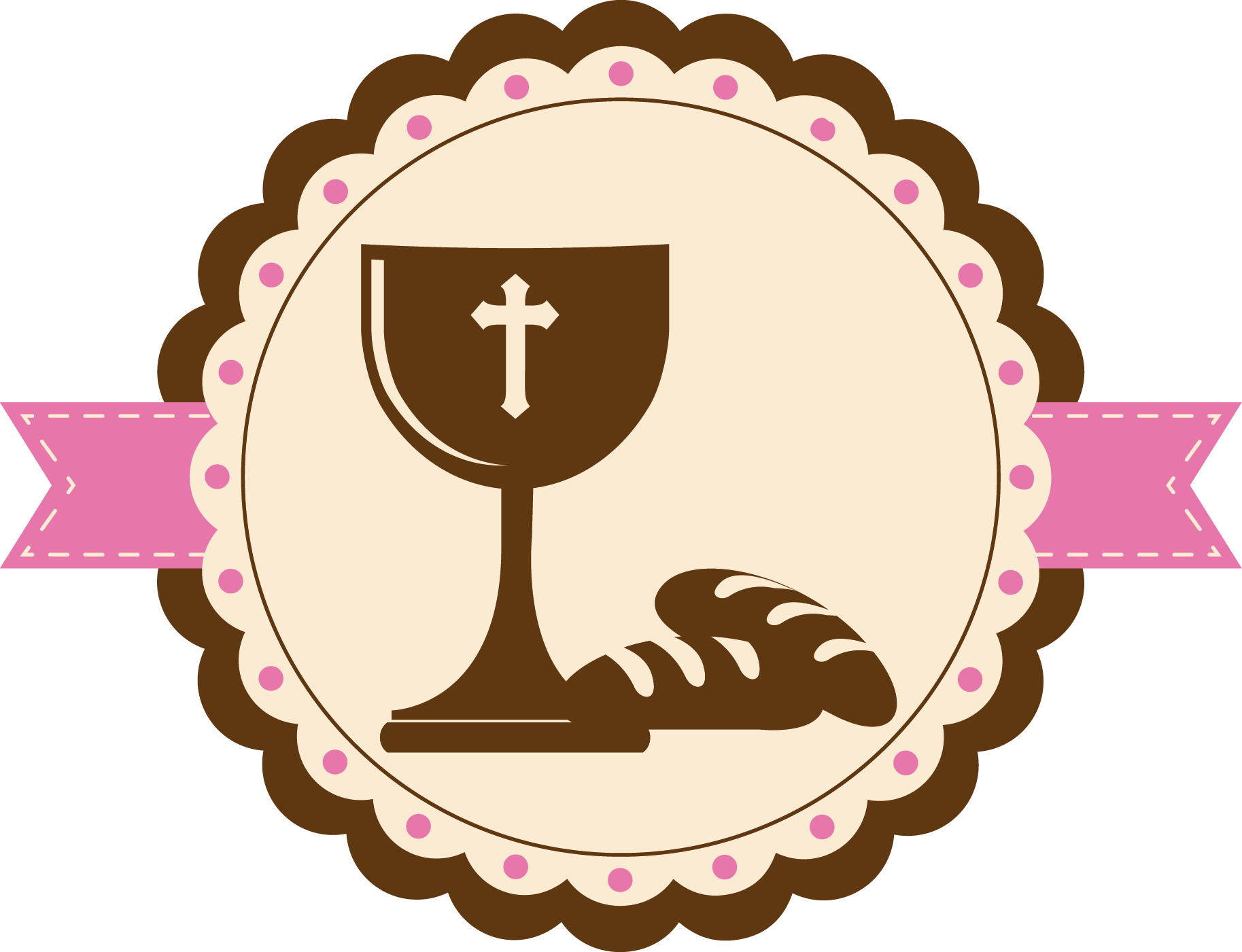 Eucharist First Communion Icon - You Re Tea Riffic Printable (1827x1401)