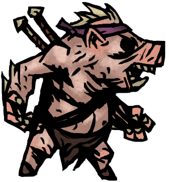 Wilbur Squeals, Forcing A Target To Make A Dc12 Wisdom - Would Win Darkest Dungeon (336x361)