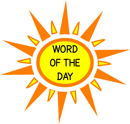 I Did A Word Of The Day Banner For The Patch Version - Circle (500x479)