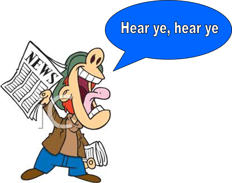 I Am Trumpeting Buffer's Horn Loudly Because When A - Hear Yee Hear Yee (807x638)