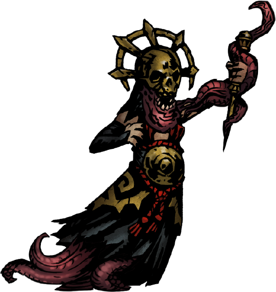Actions - Darkest Dungeon Cultist Acolyte (567x600)