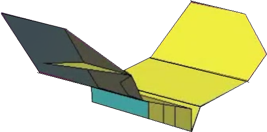 Exotic Paper Airplane - Paper Airplane The Tornado (640x480)