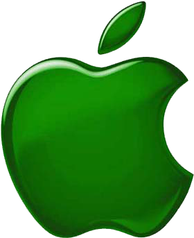 Apple Logo Green Dark (350x350)