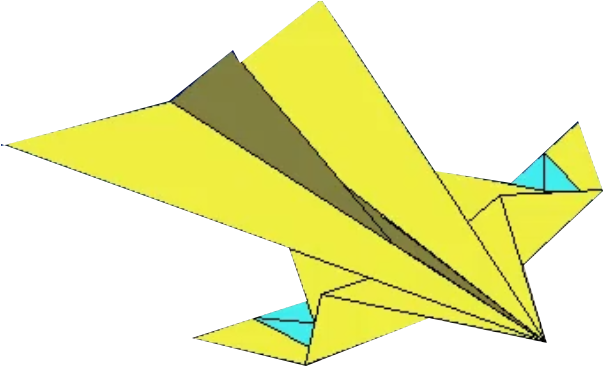 Willow Paper Airplane - Paper Airplane Willow (616x370)