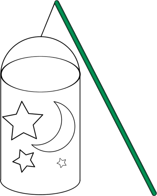 Purple Paper Lantern Clip Art - Paper Lantern (600x751)