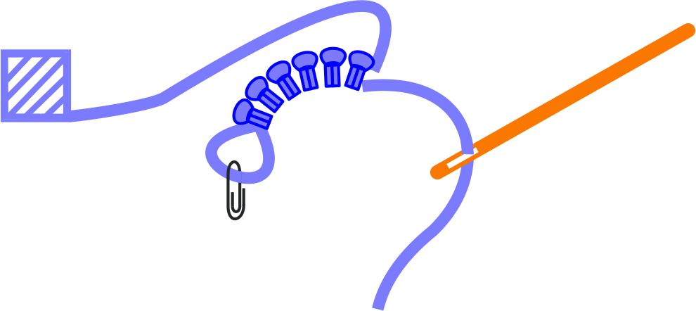 Snug Up Thread Around Paper Clip, But Do Not Remove - Snug Up Thread Around Paper Clip, But Do Not Remove (990x442)