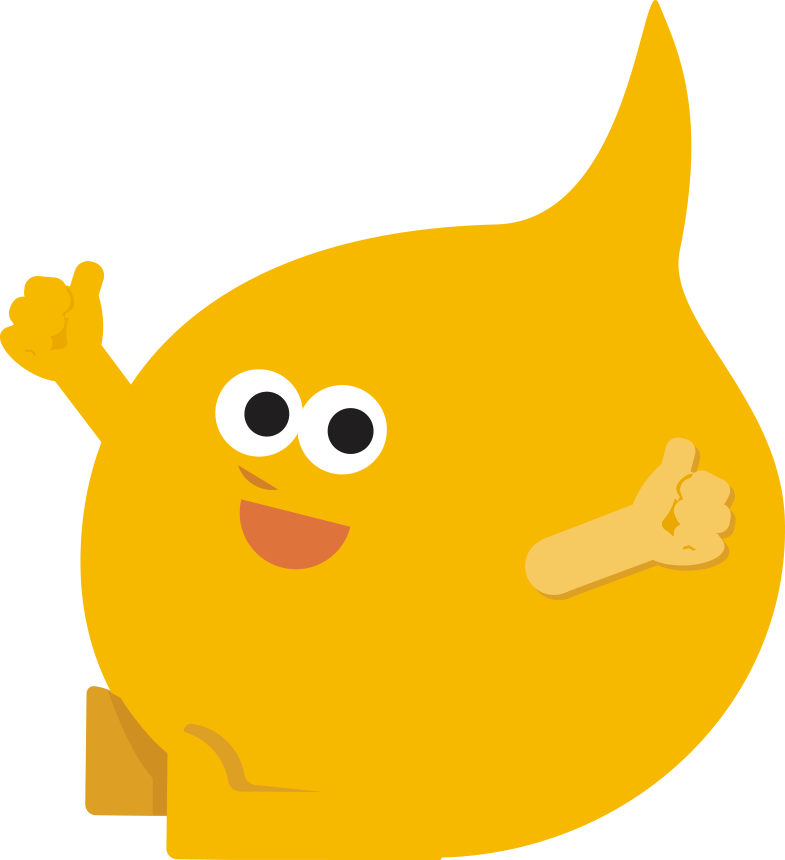 This Is A Sticker Of Bunceeman Giving A Thumbs Up - Thumb Signal (785x860)