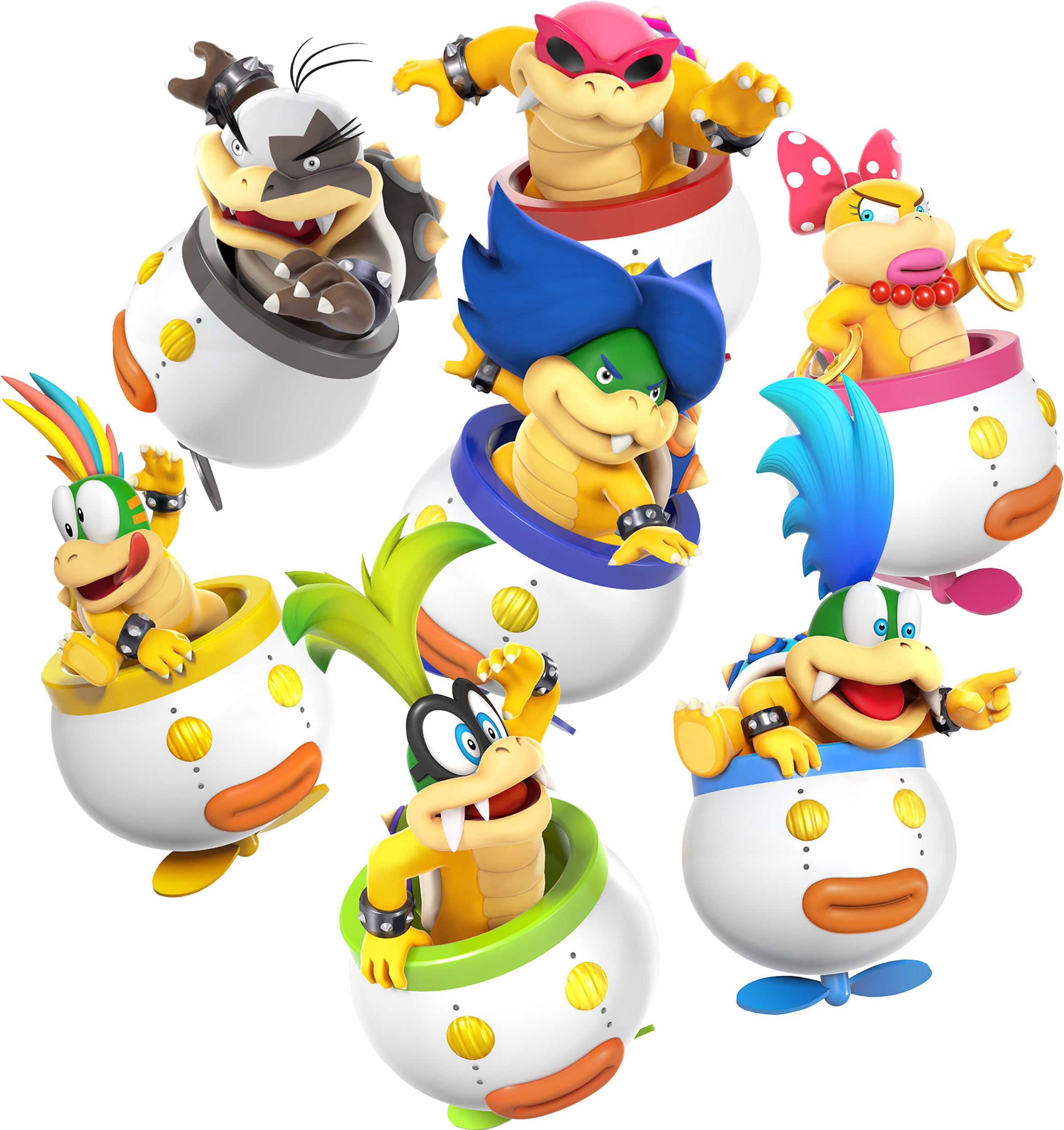 Koopalingsssb4 - Super Smash Bros Koopalings (2500x2600)