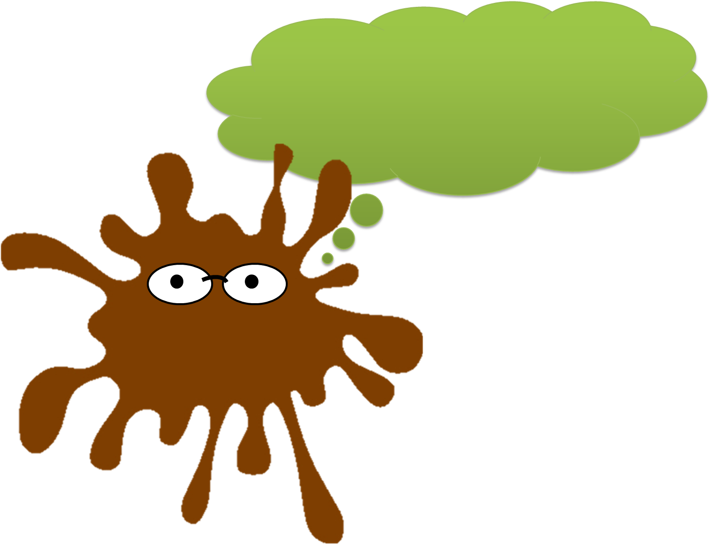 During My Presentation At - Mud Clip Art (1474x1159)